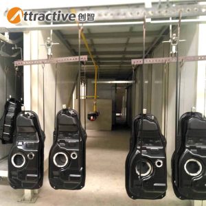 固化隧道爐_汽車油箱噴涂自動設備高溫固化隧道爐