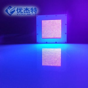 喇叭紫光燈_噴碼uvled面光源固化燈紫外線(xiàn)光固設(shè)備汽車(chē)?yán)茸瞎鉄?00w